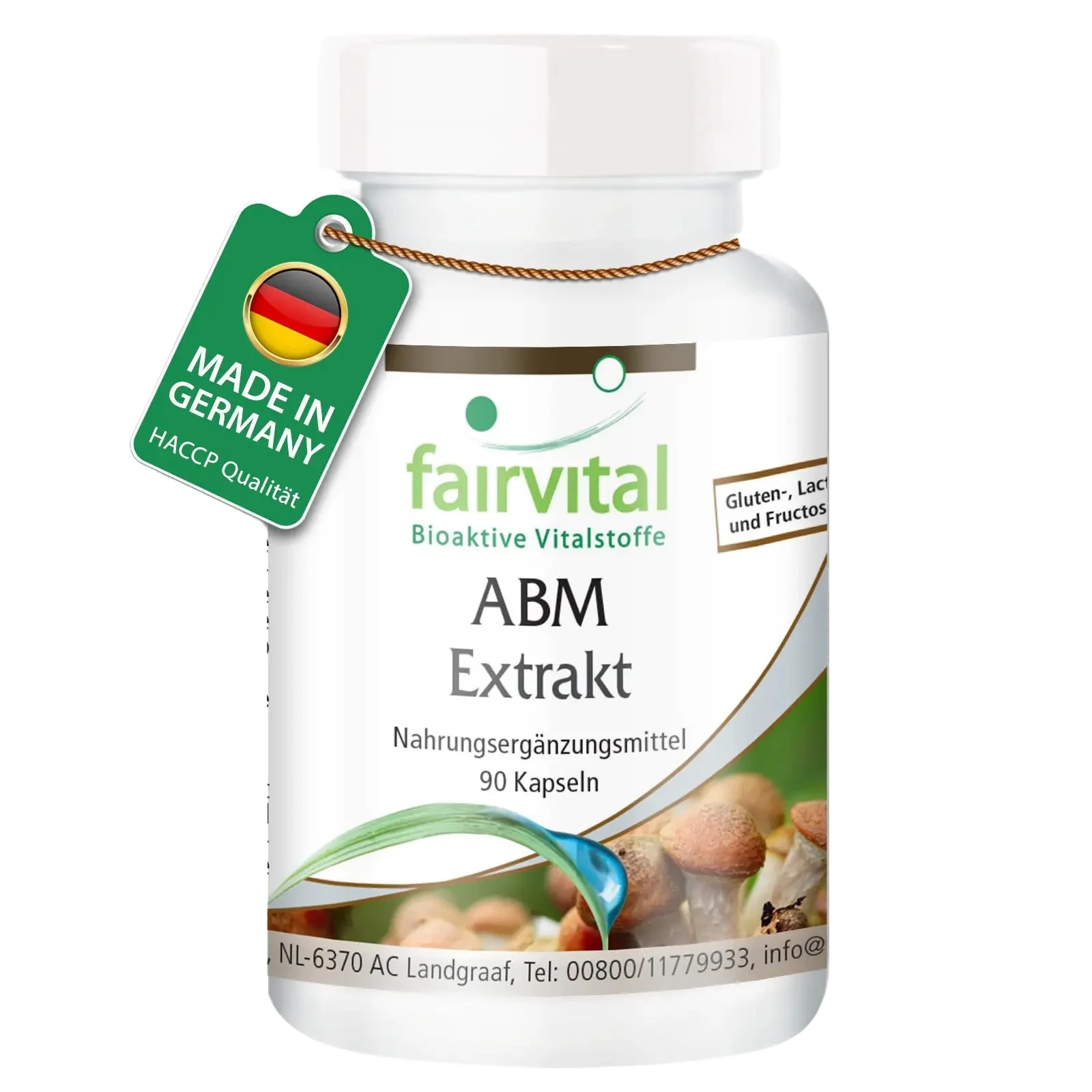 ABM (Agaricus blazei Murill) Extrakt - 90 Kapseln - Hochdosiert und Vegan | Fairvital