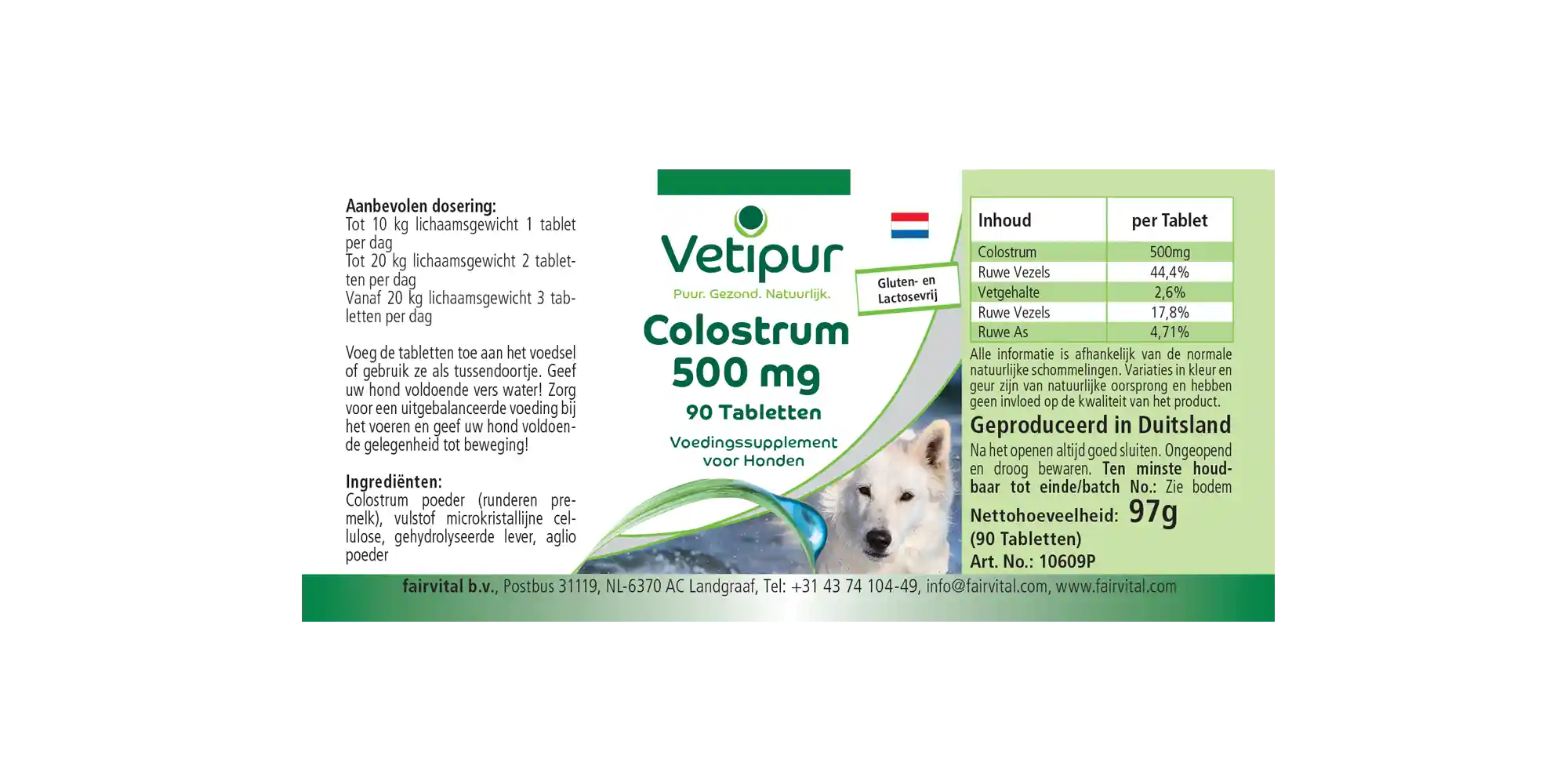 Colostrum 500mg - 90 Tabletten - Hochdosiert | Fairvital