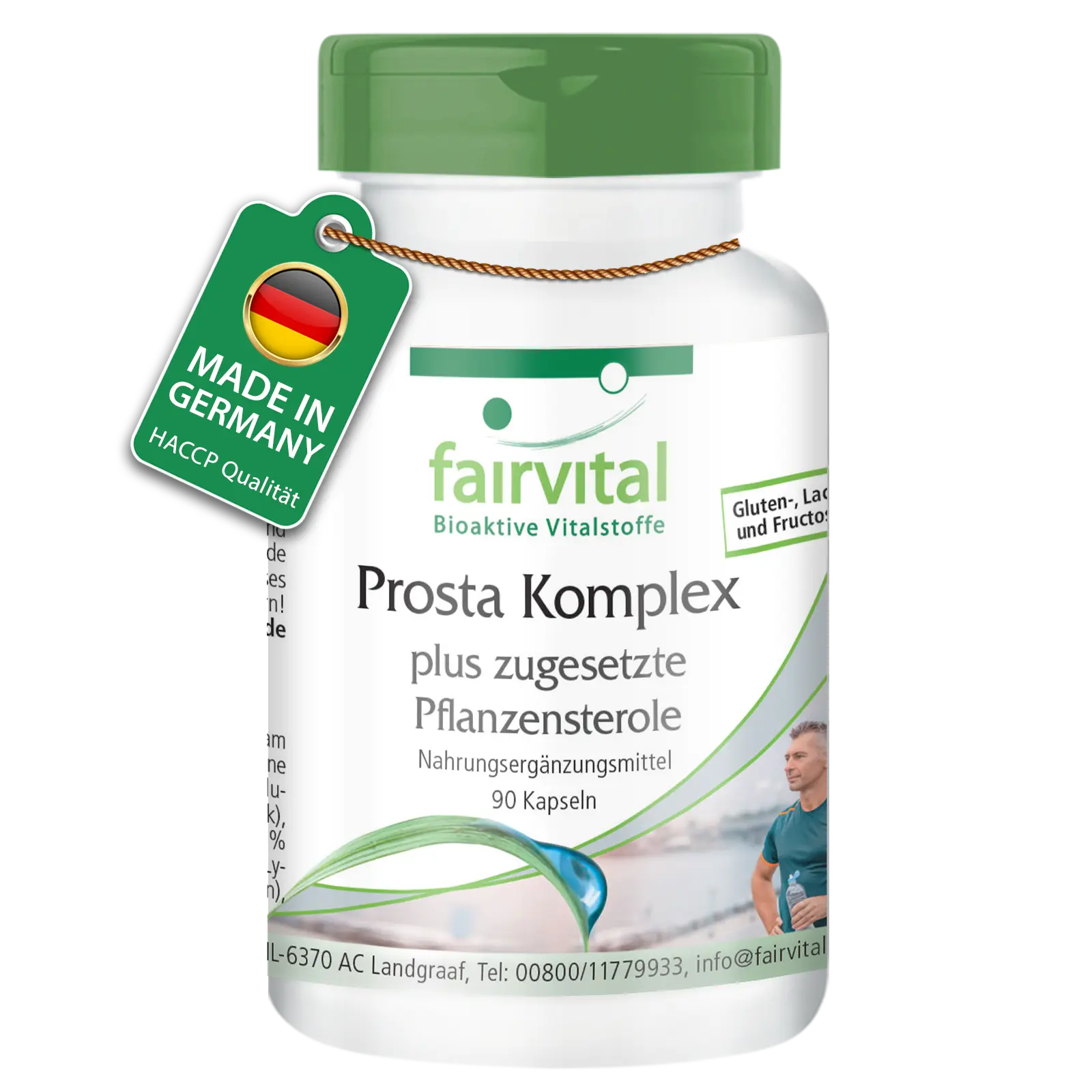 Prosta Komplex + zugesetzte Pflanzensterole - 90 Kapseln - mit Zink, Selen - für Immunsystem, Zellteilung uvm. | Fairvital Prosta Komplex + zugesetzte Pflanzensterole - 90 Kapseln - mit Zink, Selen - für Immunsystem, Zellteilung uvm. | Fairvital