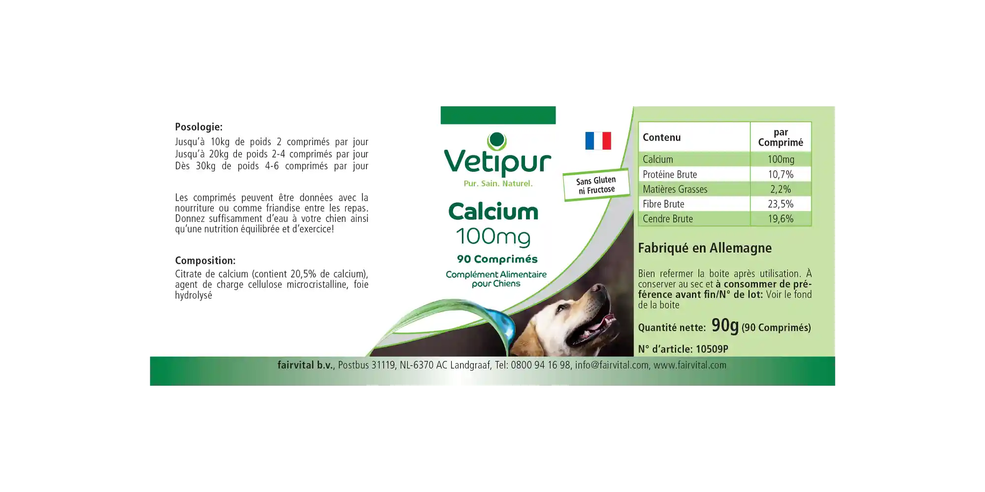 Calcium 100mg aus Calciumcitrat - 90 Tabletten - Hochdosiert | Fairvital Calcium 100mg aus Calciumcitrat - 90 Tabletten - Hochdosiert | Fairvital