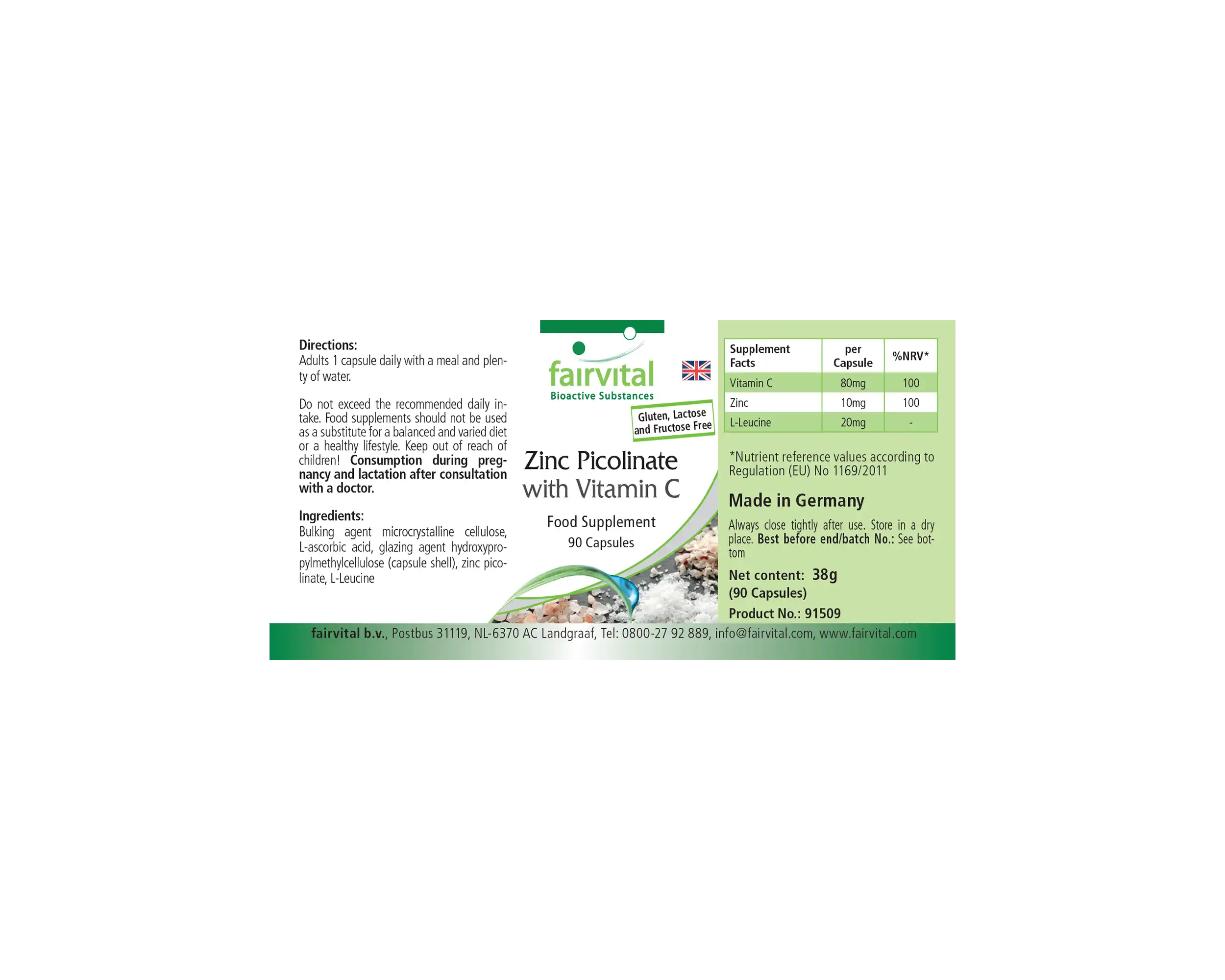 Zinkpicolinat mit Vitamin C