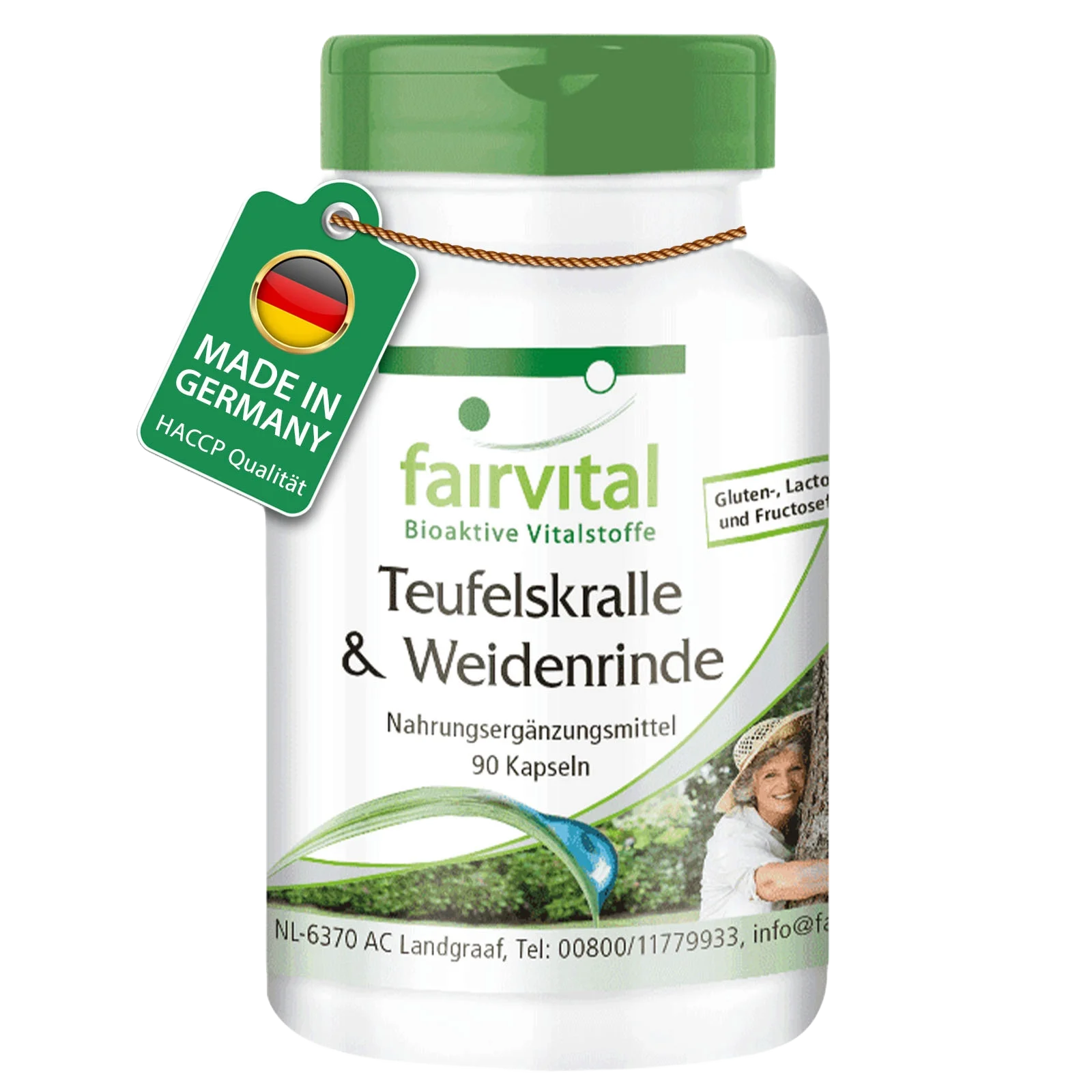 Teufelskralle und Weidenrinde - 90 Kapseln - Harpagophytum procumbens & Salix Alba - Vegan | Fairvital Teufelskralle und Weidenrinde - 90 Kapseln - Harpagophytum procumbens & Salix Alba - Vegan | Fairvital