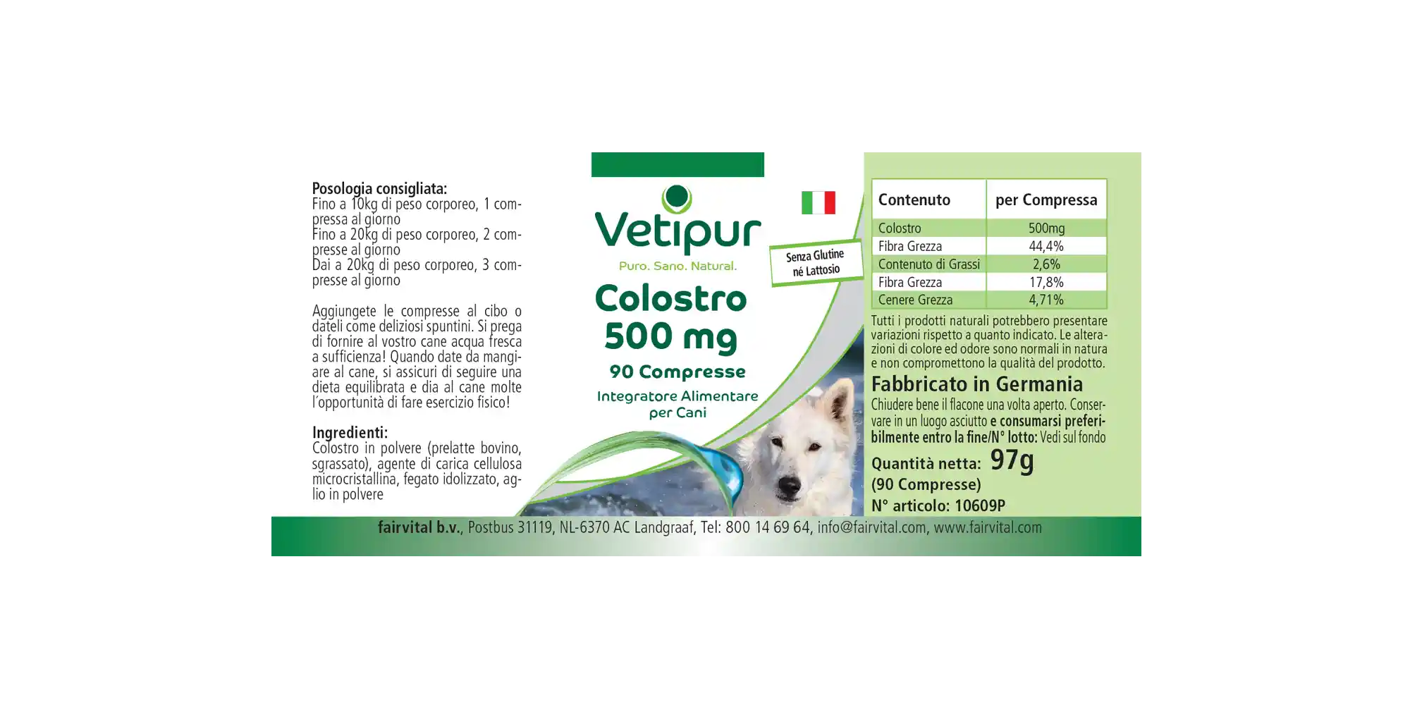 Colostrum 500mg - 90 Tabletten - Hochdosiert | Fairvital