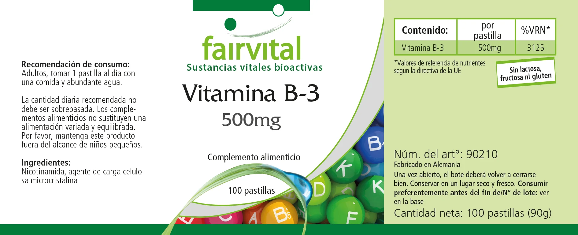Vitamin B-3 500mg