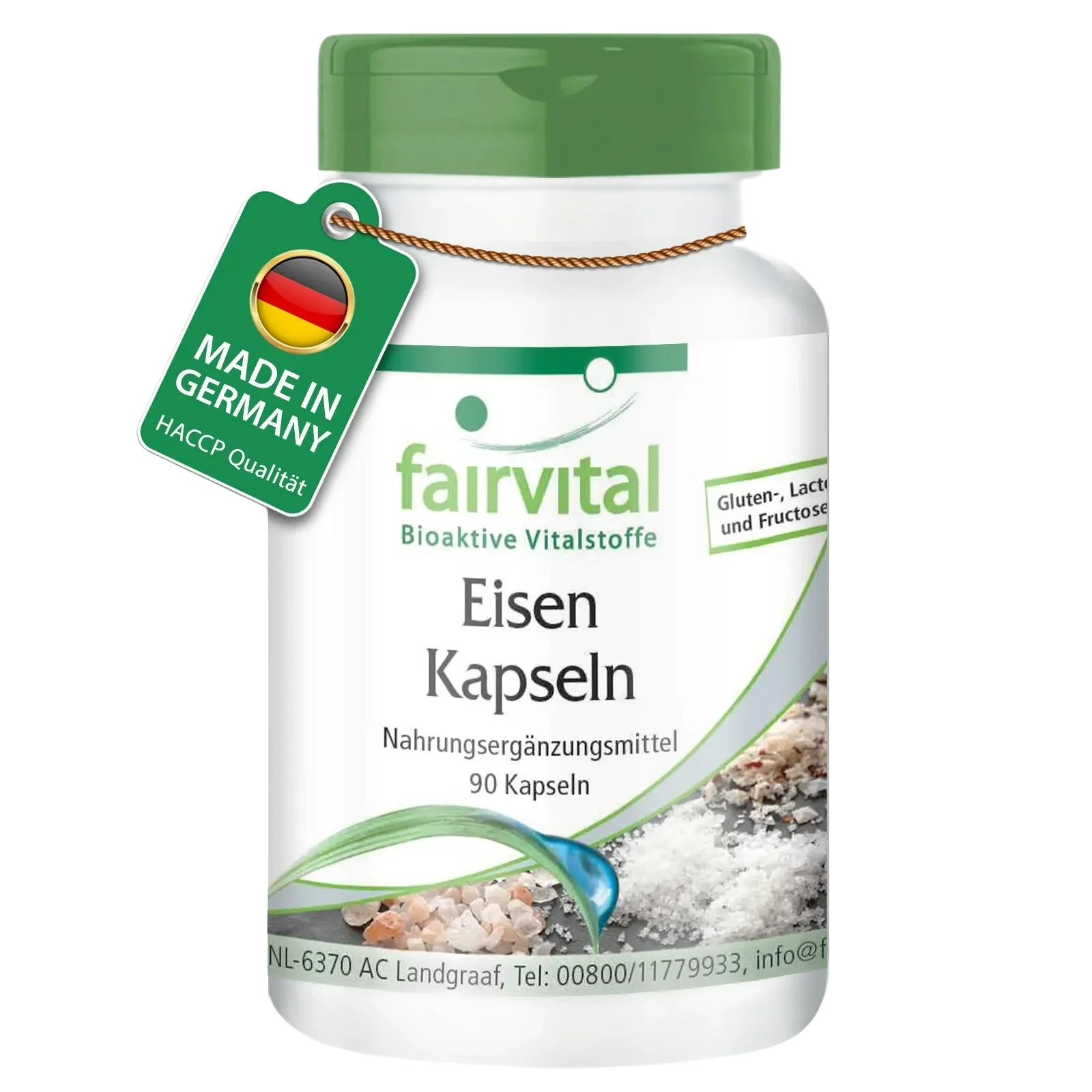 Eisen-Kapseln - 90 Kapseln - mit Vitamin C, Biotin uvm. - für Immunsystem, Haare, Haut uvm. | Fairvital Eisen-Kapseln - 90 Kapseln - mit Vitamin C, Biotin uvm. - für Immunsystem, Haare, Haut uvm. | Fairvital