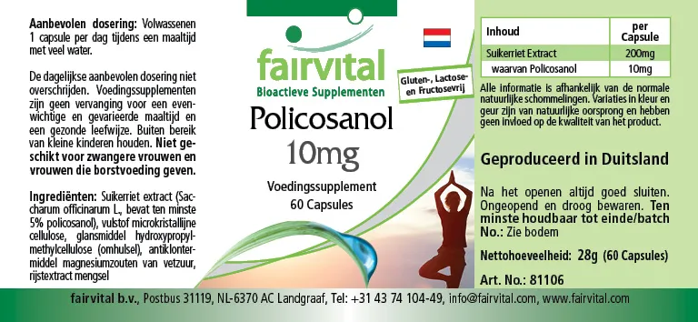Policosanol | Fairvital Policosanol | Fairvital