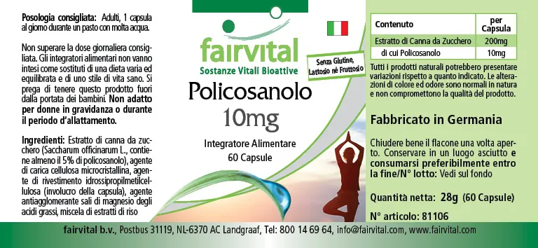 Policosanol | Fairvital Policosanol | Fairvital