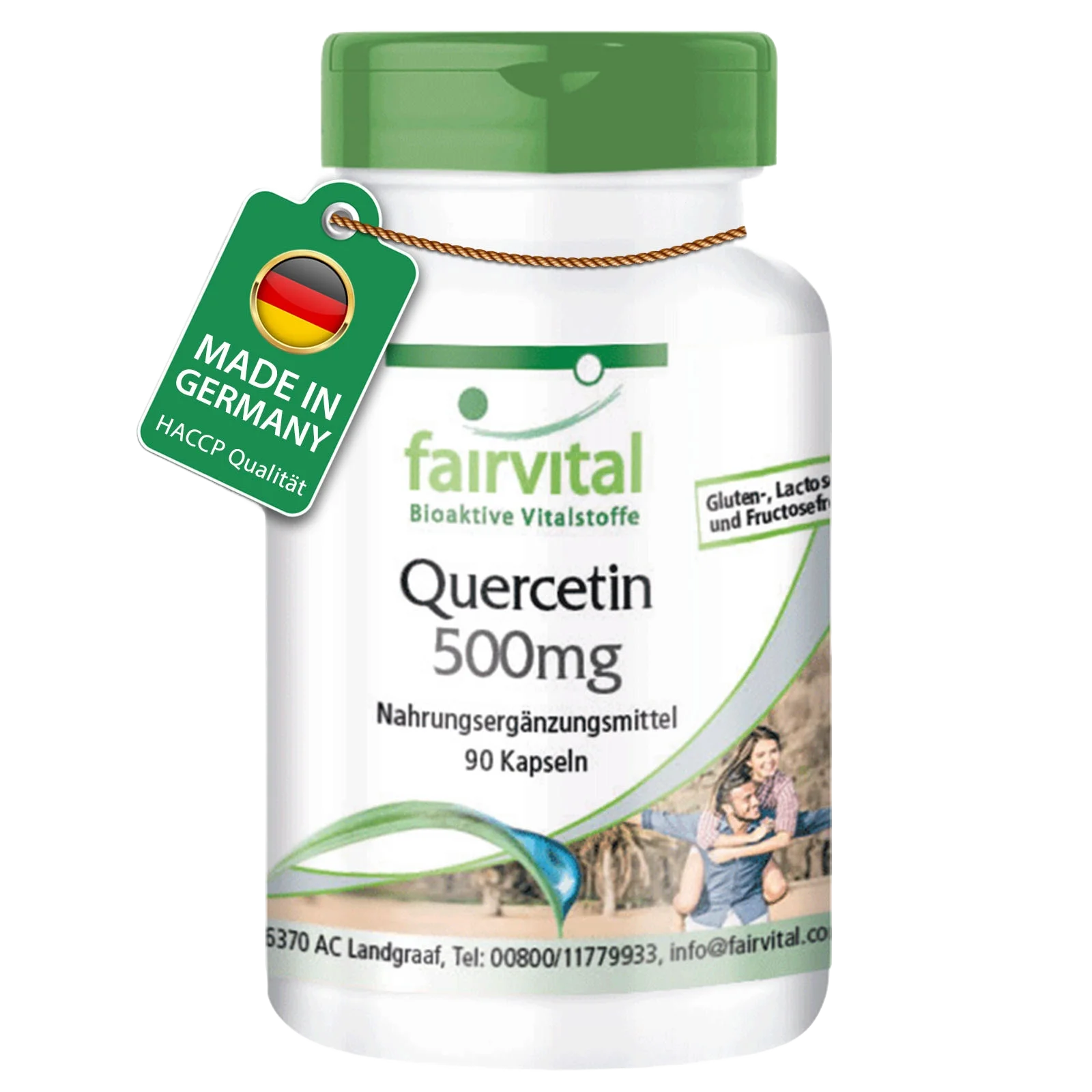 Quercetin 500mg - 90 Kapseln - Antioxidans - Hochdosiert und Vegan | Fairvital Quercetin 500mg - 90 Kapseln - Antioxidans - Hochdosiert und Vegan | Fairvital
