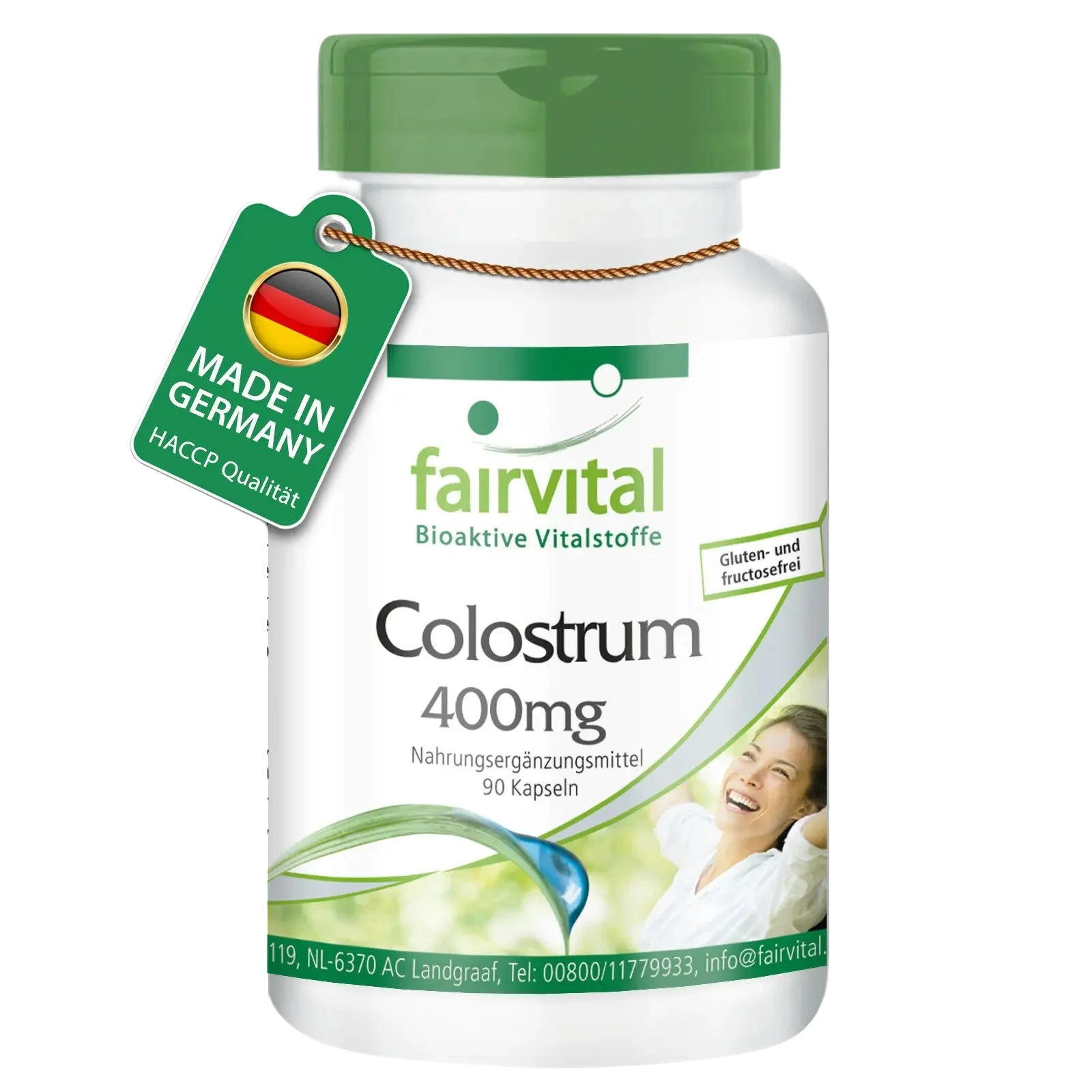 Colostrum 400mg - 90 Kapseln - 30% Immunglobuline - Hochdosiert | Fairvital Colostrum 400mg - 90 Kapseln - 30% Immunglobuline - Hochdosiert | Fairvital