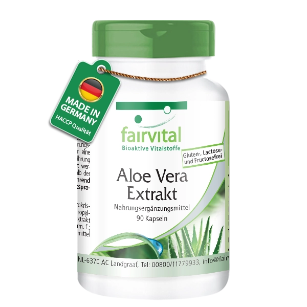 Aloe Vera Extrakt mit Vitamin C fürs Immunsystem - Hochdosiert und Vegan | Fairvital Aloe Vera Extrakt mit Vitamin C fürs Immunsystem - Hochdosiert und Vegan | Fairvital