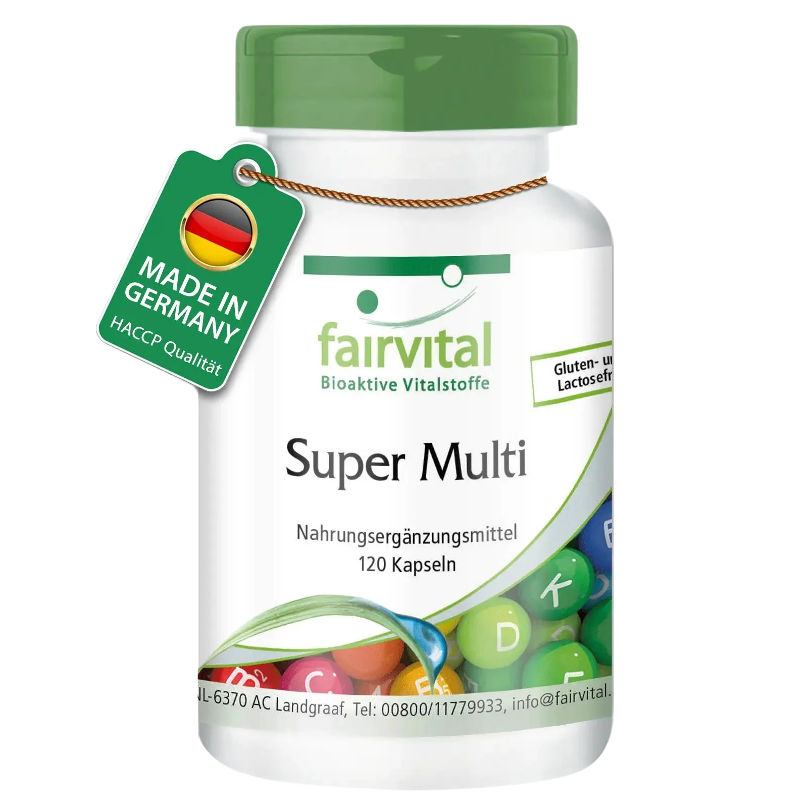 Super Multi - 120 Kapseln - für Immunsystem, Nervensystem, Kollagenbildung uvm. | Fairvital