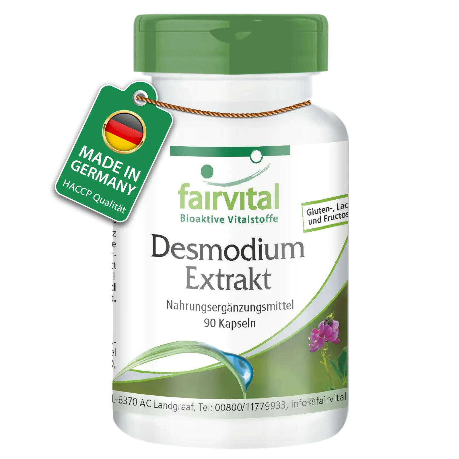 Desmodium Extrakt - 90 Kapseln - 7-fach konzentriert - Hochdosiert und Vegan | Fairvital