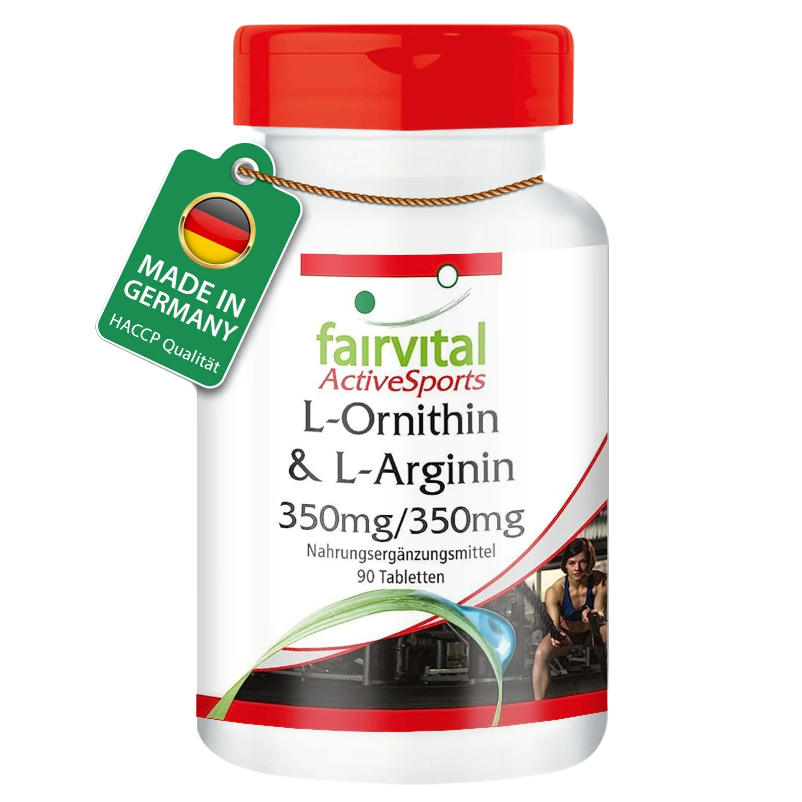 L-Ornithin & L-Arginin 350mg/350mg - 90 Tabletten - HOCHDOSIERT - VEGAN - Aminosäuren | Fairvital L-Ornithin & L-Arginin 350mg/350mg - 90 Tabletten - HOCHDOSIERT - VEGAN - Aminosäuren | Fairvital
