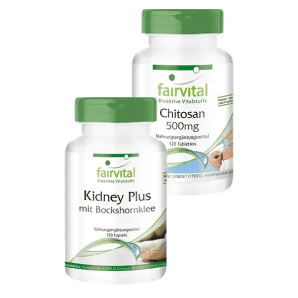 Kalorien-Set Kidney Plus und Chitosan | Fairvital