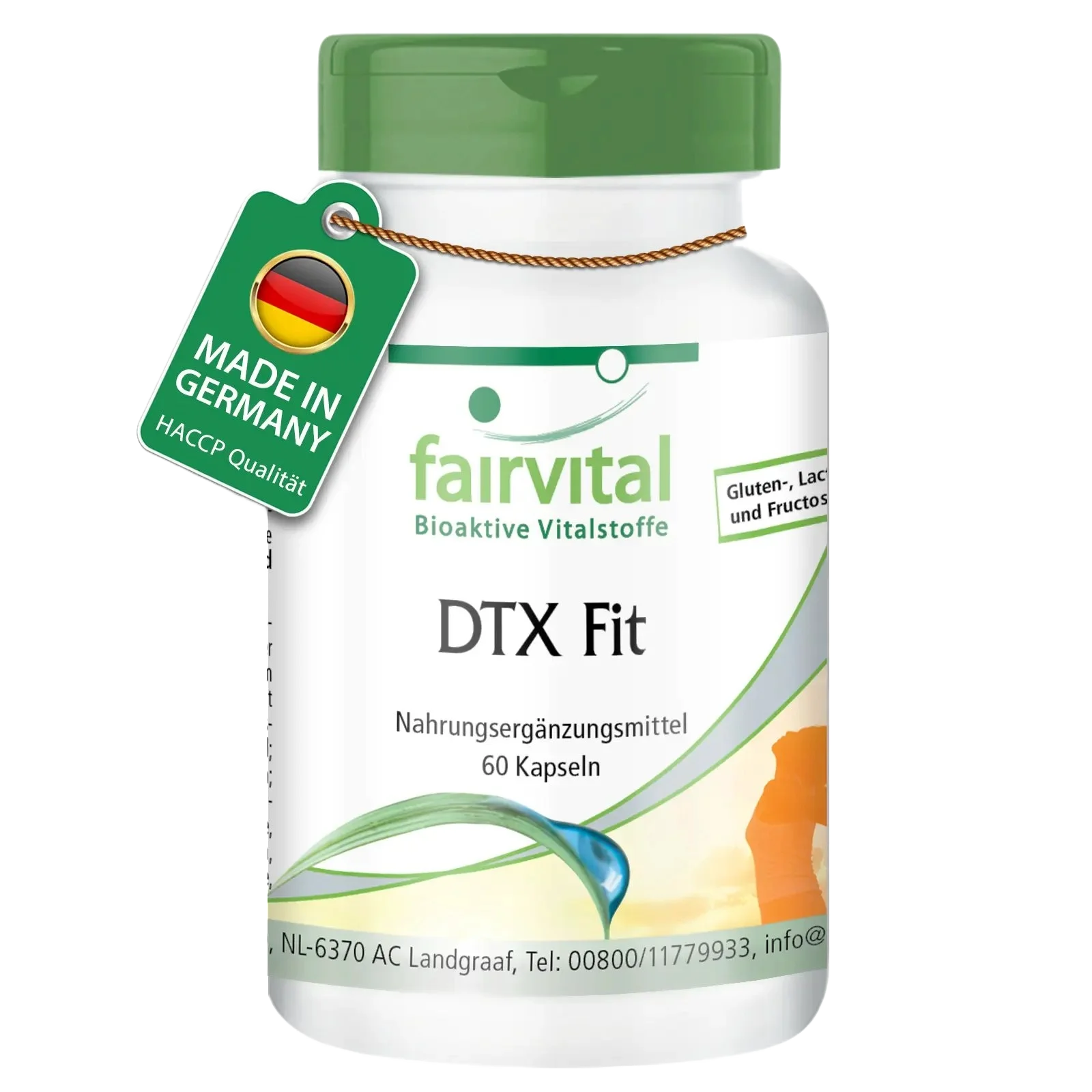 DTX Fit - 60 Kapseln - mit Vitamin B6, B12 und Selen - für Schilddrüse, Immunsystem, Haare - Vegan | Fairvital