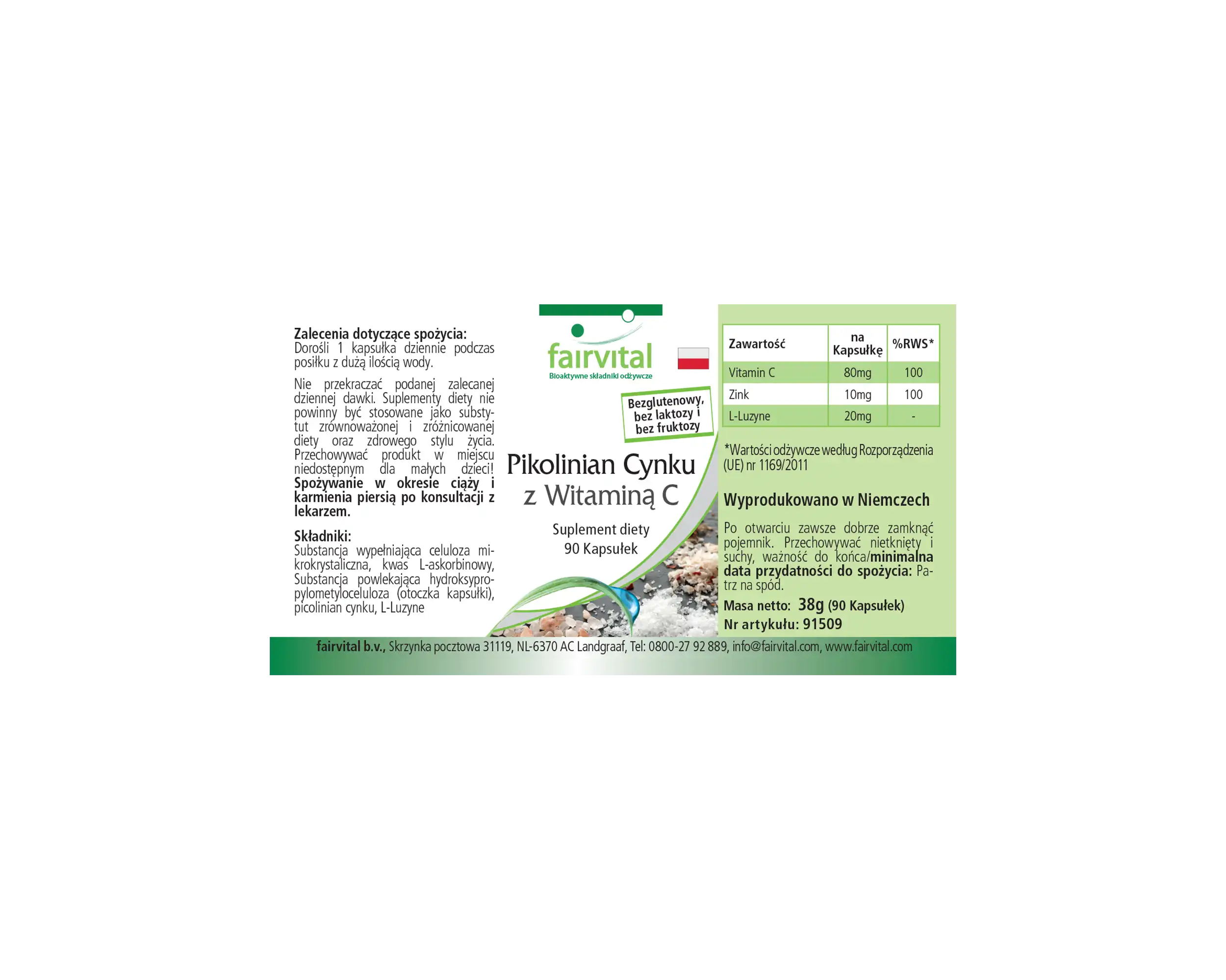 Zinkpicolinat mit Vitamin C