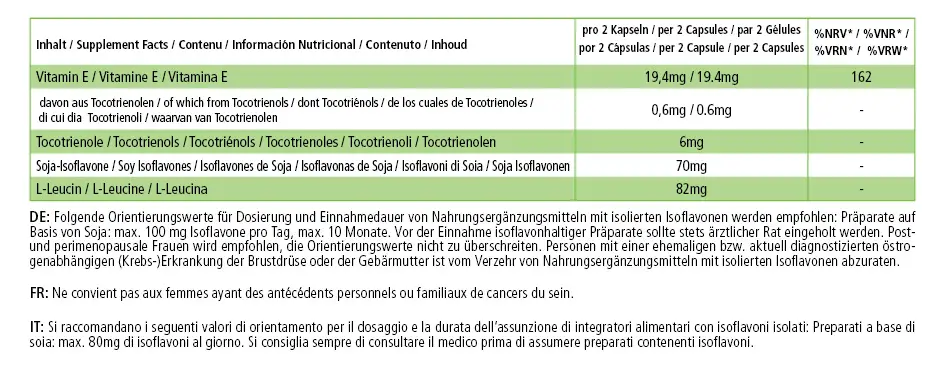 Östro Balance - 120 Kapseln - mit Vitamin E - für Zellschutz uvm. - Vegan | Fairvital