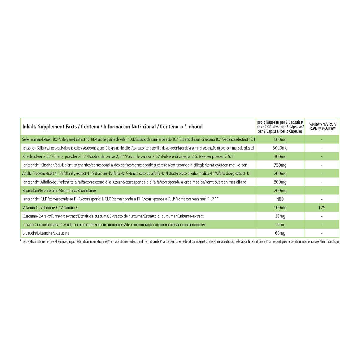Puri-Ease - 120 Kapseln - mit Selleriesamen, Vitamin C - für Immunsystem, Nervensystem uvm. | Fairvital