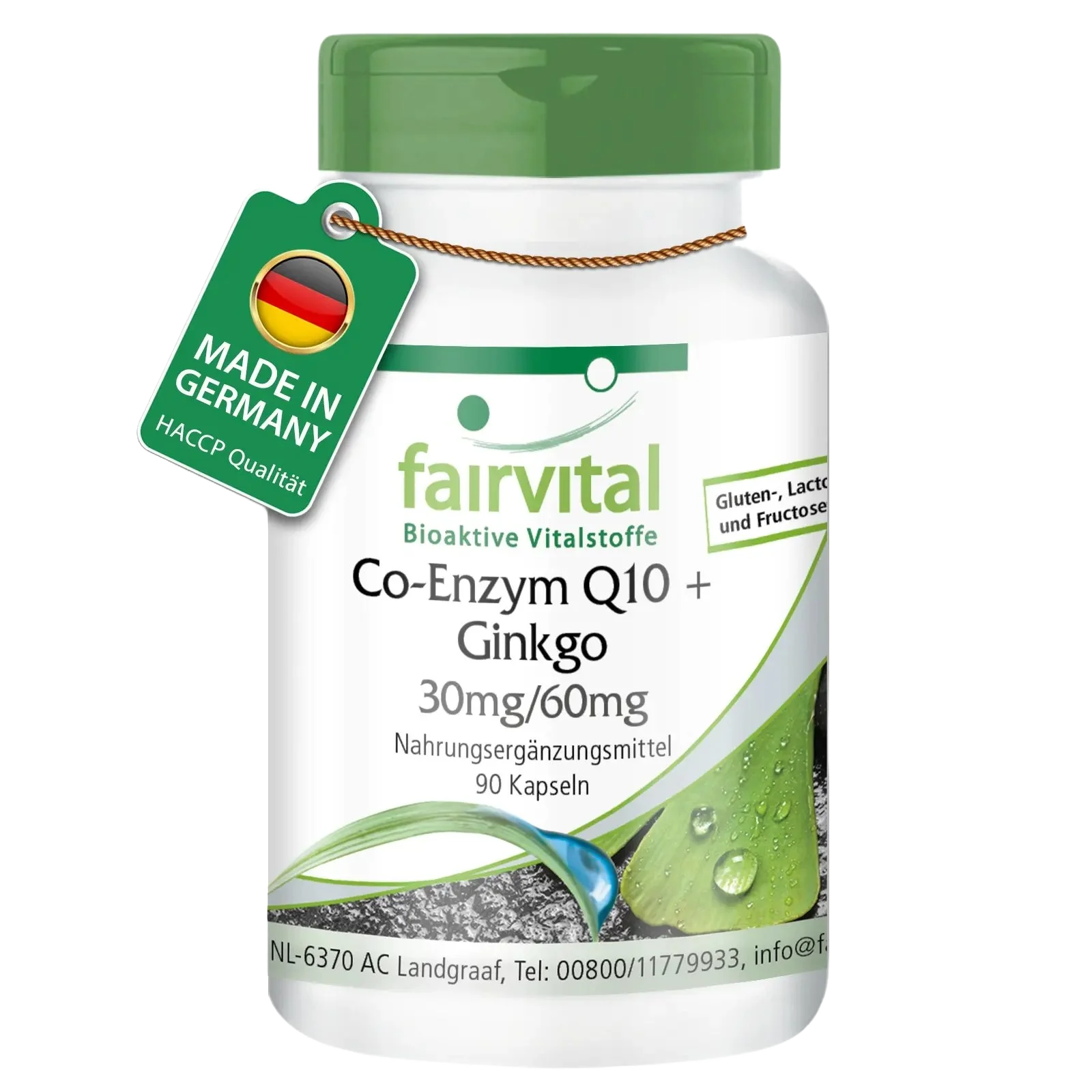 Co-Enzym Q10 plus Ginkgo | Fairvital