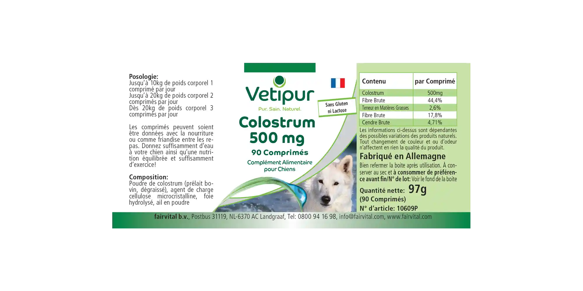Colostrum 500mg - 90 Tabletten - Hochdosiert | Fairvital
