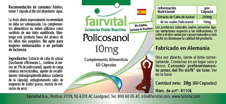 Policosanol | Fairvital Policosanol | Fairvital