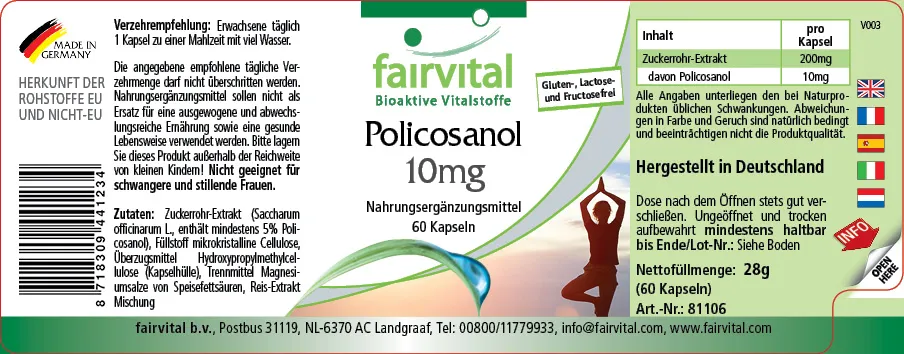Policosanol | Fairvital Policosanol | Fairvital