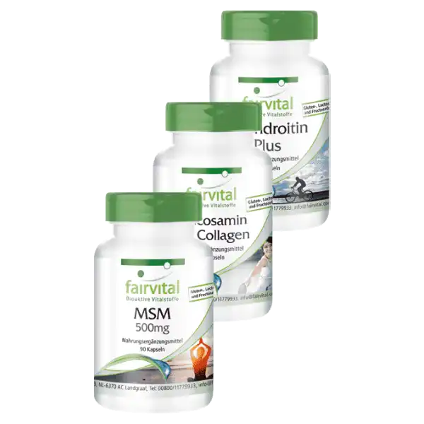 Arthro Protect Forte - mit Glucosamin, Chondroitin, Collagen, Hyaluronsäure, MSM, Calcium, Vitamin D u. E | Fairvital