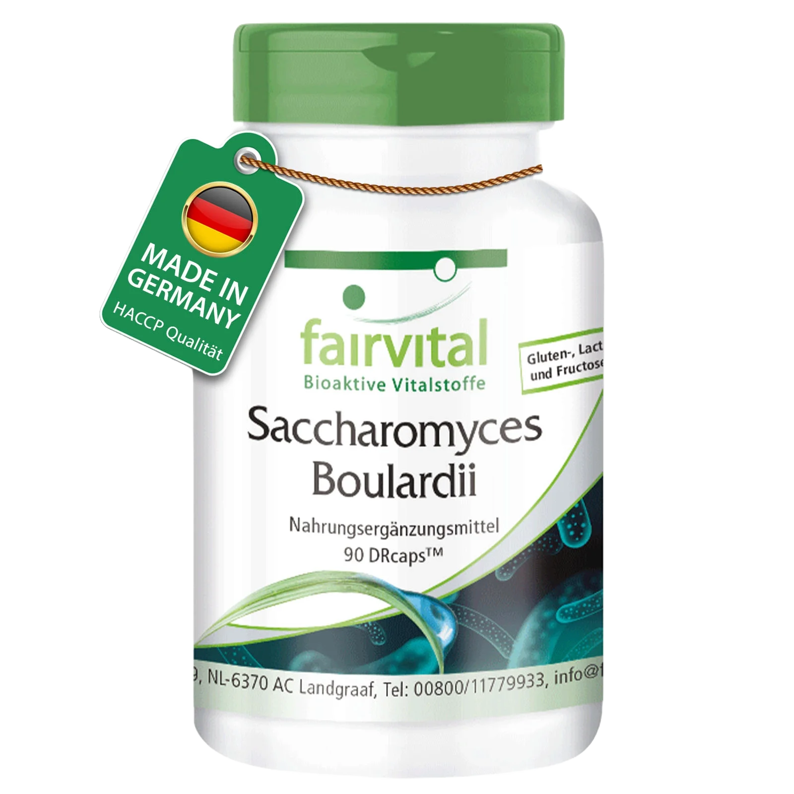 Saccharomyces boulardii - 90 Kapseln - Hochdosiert und Vegan | Fairvital Saccharomyces boulardii - 90 Kapseln - Hochdosiert und Vegan | Fairvital