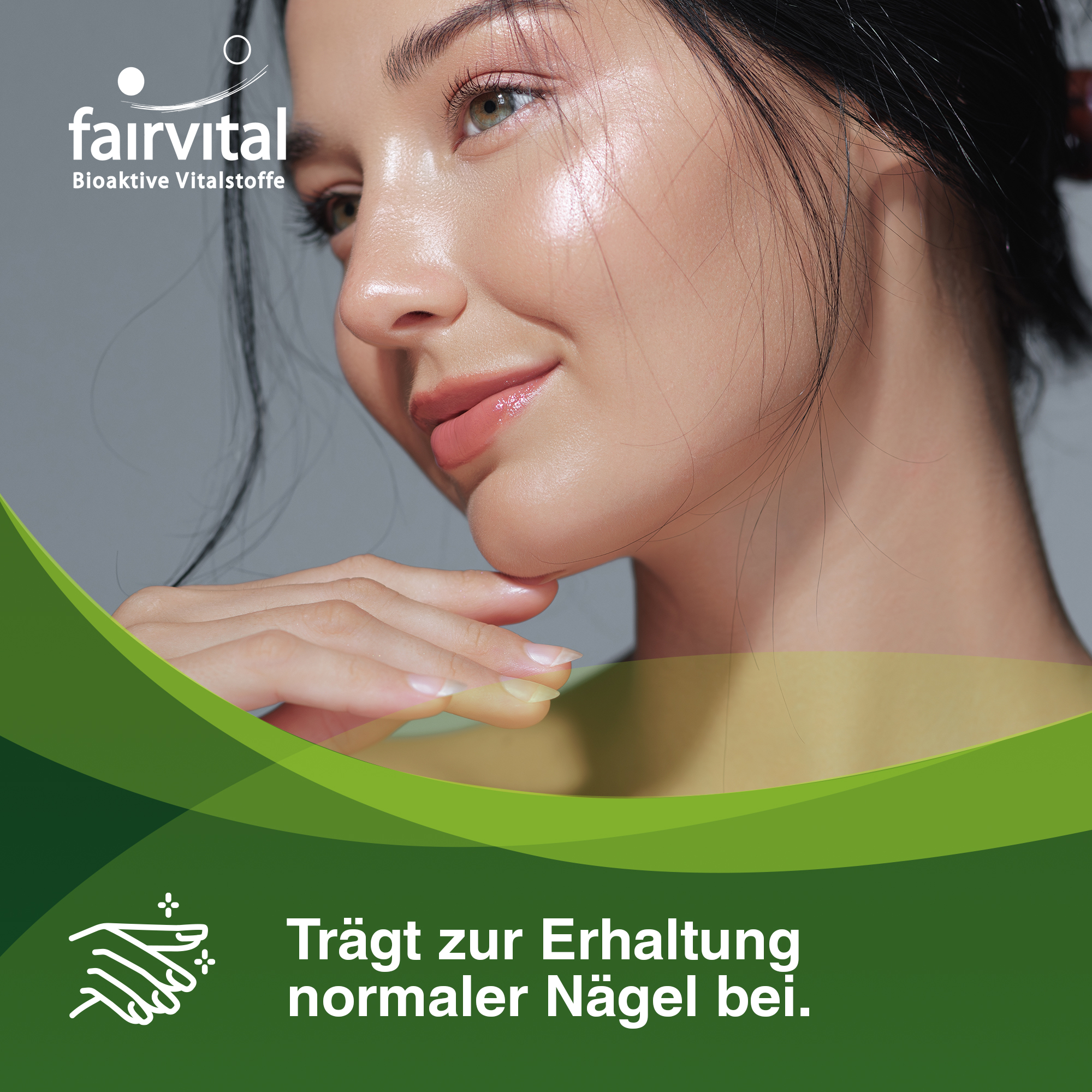 Kollagen 1000mg / Hyaluron 200mg - 180 Kapseln - mit Zink, Selen, Biotin uvm.  - für Haut, Haare, Nägel uvm. | Fairvital