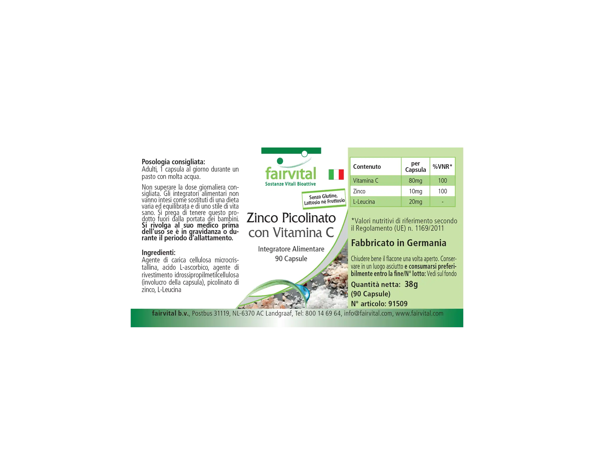 Zinkpicolinat mit Vitamin C