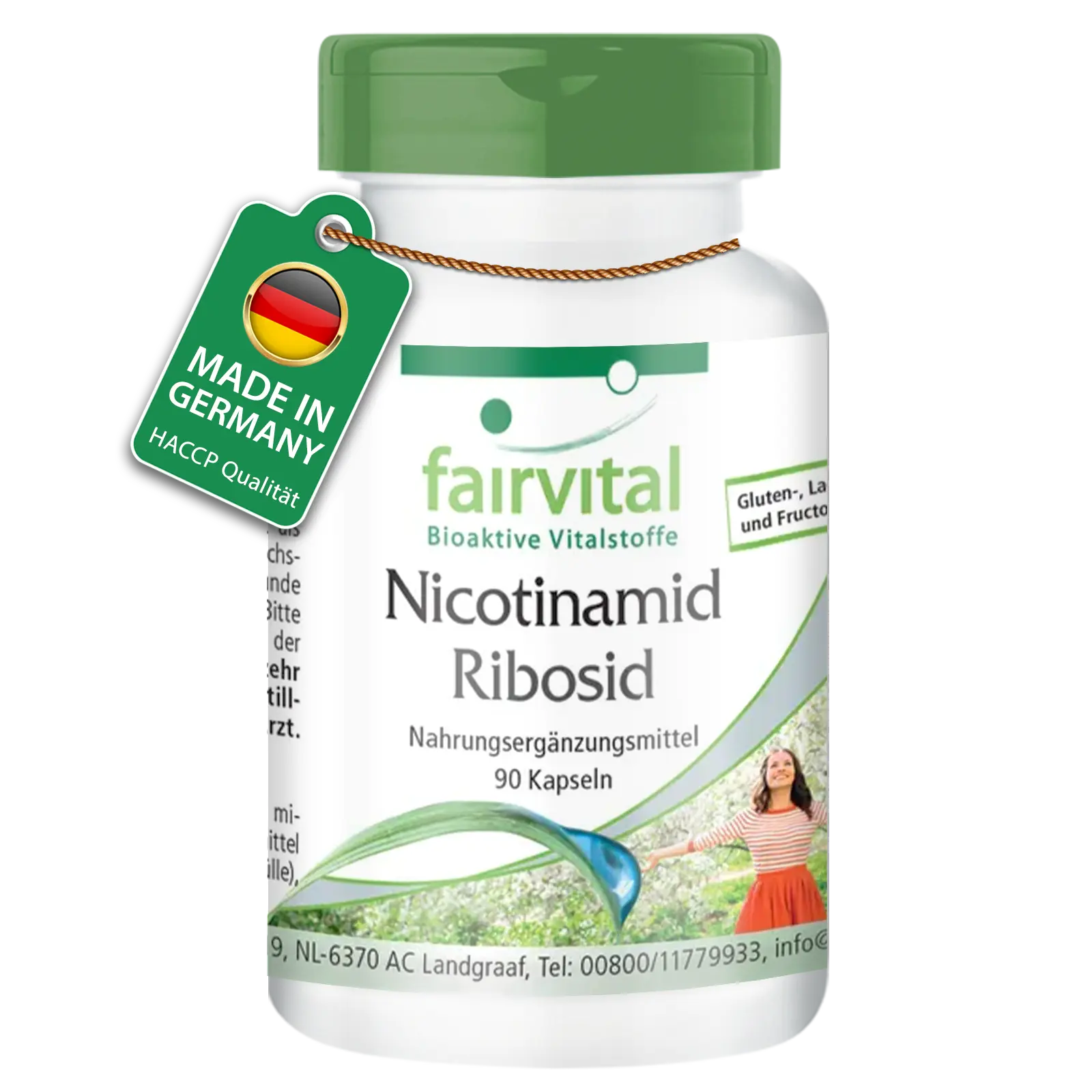 Nicotinamid Ribosid - 90 Kapseln - Hochdosiert und Vegan | Fairvital Nicotinamid Ribosid - 90 Kapseln - Hochdosiert und Vegan | Fairvital