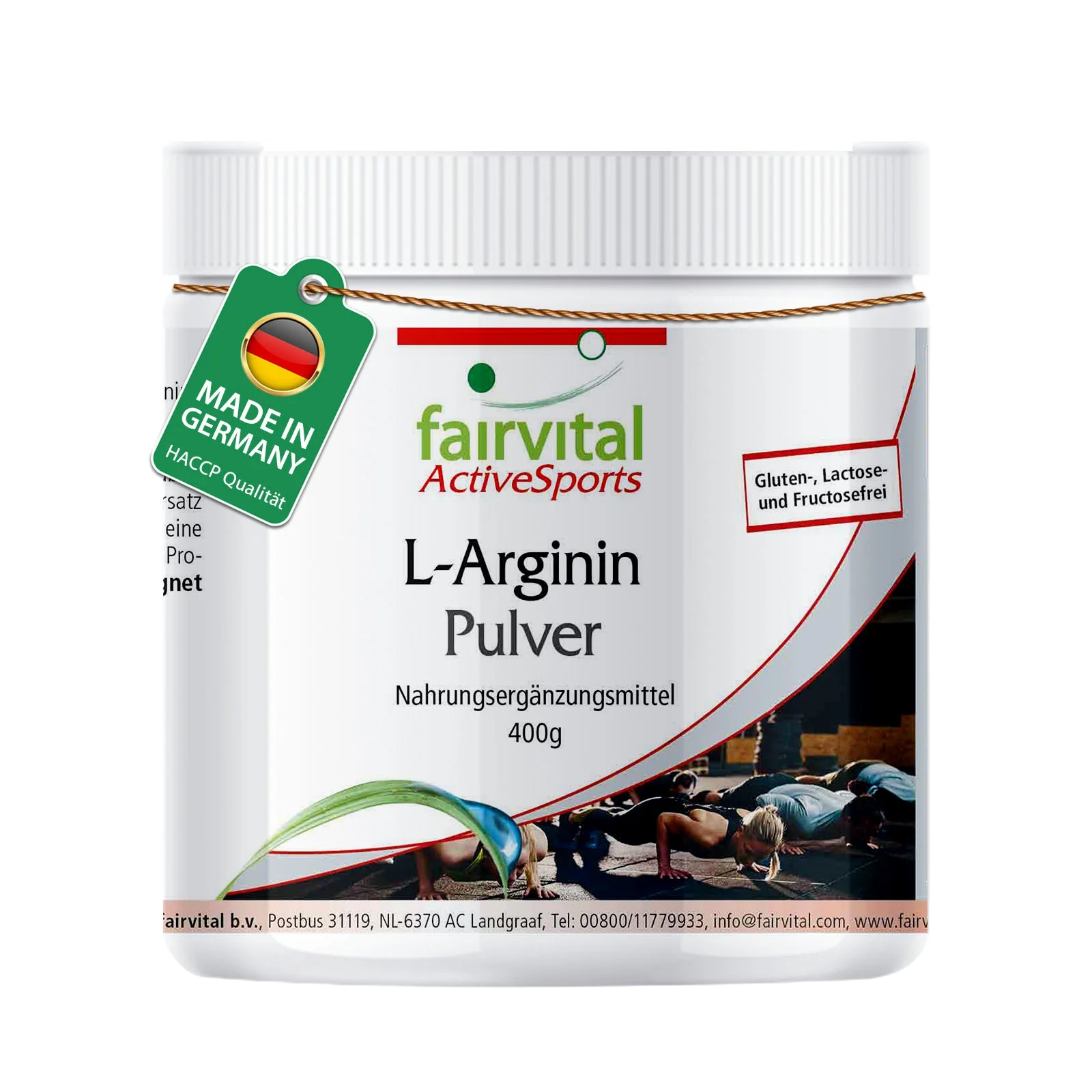 L-Arginin Pulver 400g - 100% pures L-Arginin HCL ohne Zusatzstoffe - Vegan | Fairvital L-Arginin Pulver 400g - 100% pures L-Arginin HCL ohne Zusatzstoffe - Vegan | Fairvital